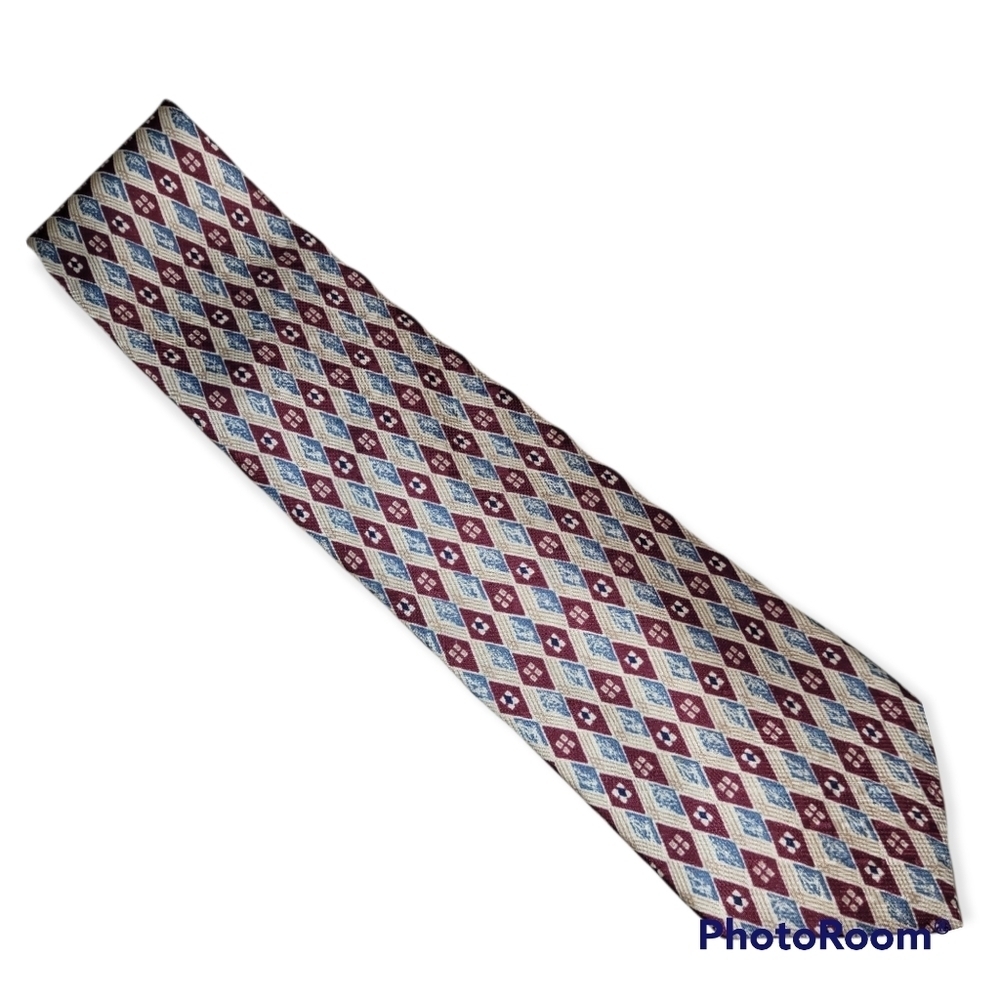 Christian Dior Cravate men's tie diamond pattern